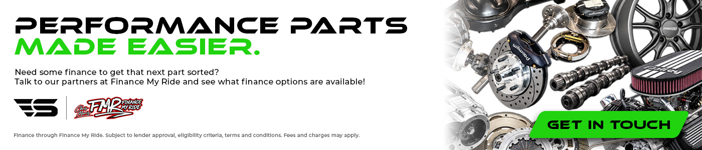 Performance parts made easier. Finance available through Finance My Ride. Get in touch.