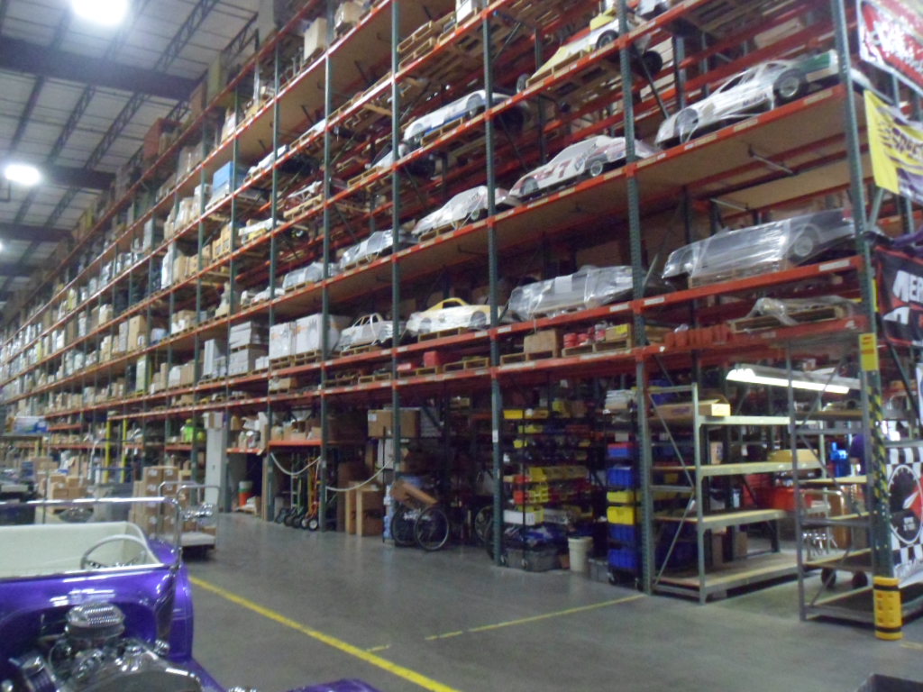 Speedway Motors Warehouse at our SEMA trip 2016