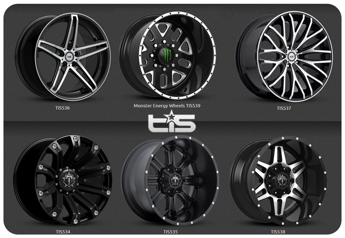 TIS Wheels Australia 18inch 20inch 22inch TIS534 535 536 537 538 539