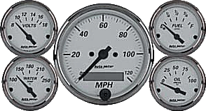 Street Rod American Platinum Series Autometer Gauge