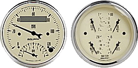 Street Rod Beige Series Autometer Gauge