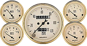 Street Rod Golden Oldies Series Autometer Gauge