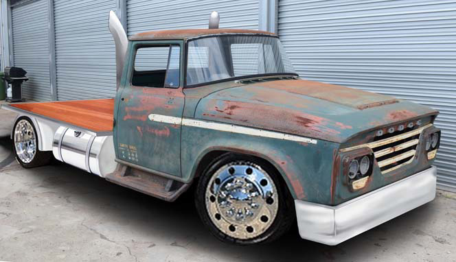 Dodge Truck Conversion to C30 Dually Frame work #14