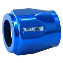 Aeroflow -6AN Hex Hose Finisher 5/8 Inch ID Blue