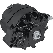 Aeroflow Black GM Style 140 Amp Alternator - 1 Wire