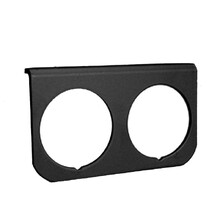 AutoMeter Dual Gauge Mounting Panel 2-1/16"" Black Aluminum