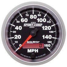 AutoMeter Sport-Comp II Electric Speedometer 3-3/8"" 0-160 MPH