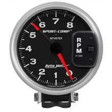 AutoMeter Sport Comp 5" Tachometer 0-8000RPM Pedestal Mount