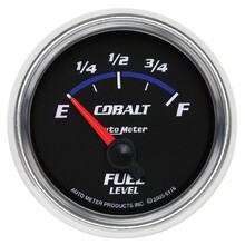 AutoMeter Cobalt Fuel Level Gauge 2-1/16" 240E-33F Ohm