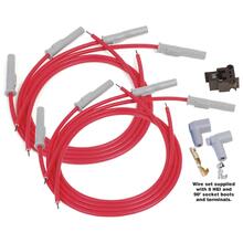 MSD 8.5MM IGNITION LEAD SET SUPER CONDUCTOR RED