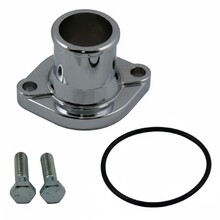 Redline Ford Cleveland V8 Alloy Thermostat Housing - Straight  Up