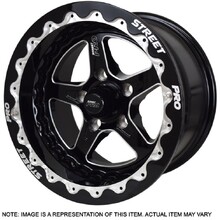 Street Pro ll Convo Pro Beadlock Style Wheel - Black - 15x8.5" - Pair
