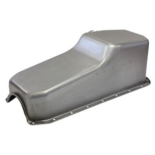 Aeroflow Small Block Chev LH Dipstick Oil Pan Raw