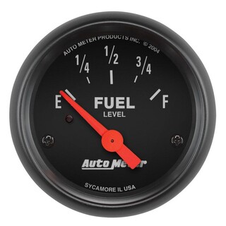 AutoMeter Z-Series Fuel Level Gauge 2-1/16"" 0E-30F Ohm