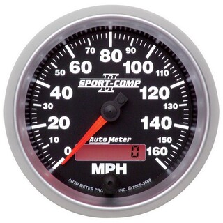 AutoMeter Sport-Comp II Electric Speedometer 3-3/8"" 0-160 MPH