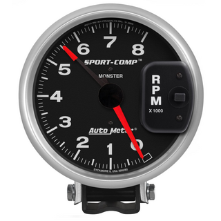 AutoMeter Sport Comp 5" Tachometer 0-8000RPM Pedestal Mount