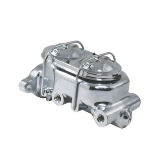 CAL Custom Chrome Brake Master Cylinder 1 Inch Bore OE GM Style