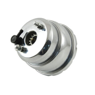 CAL Custom Chrome 7 Inch Dual Diaphragm Power Brake Booster