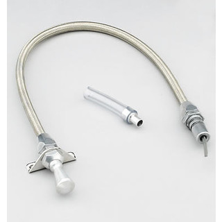 LOKAR HI-TECH TRANS DIPSTICK FIREWALL MOUNT FOR GM TURBO 700