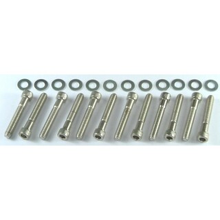 Stainless Steel Allen Head Intake Bolt Kit - Ford Windsor V8