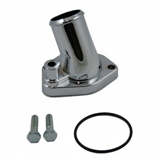 Redline Ford Windsor V8 Alloy Thermostat Housing - 45 Degree Angl