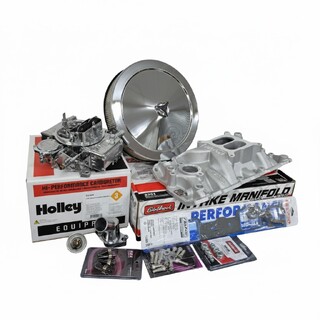 Small Block Chevy Intake and Carburettor Package