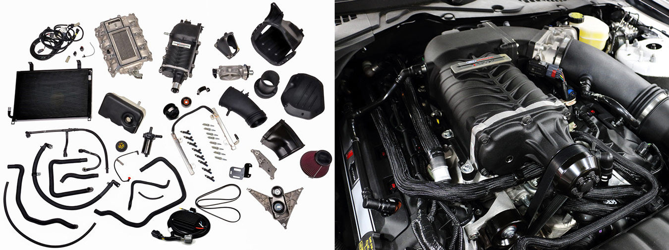 Roush Ford Mustang Supercharger Kits - 3 Stages